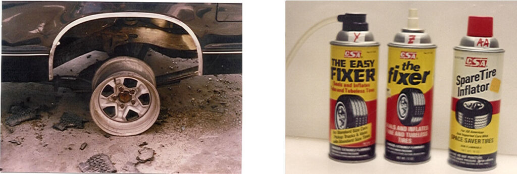 Tire explosion lawsuit aerosol canspg